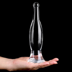ClearlyHorny Plug transparent Bottle M 22 x 5.5cm